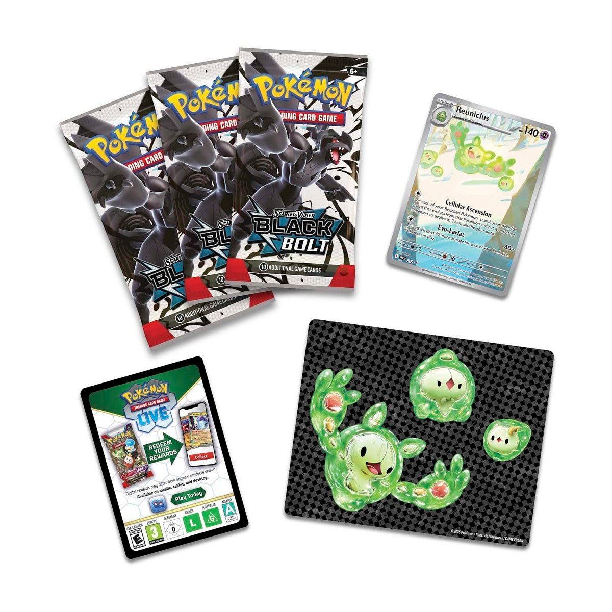 Pokémon - Black Bolt Sticker Collection