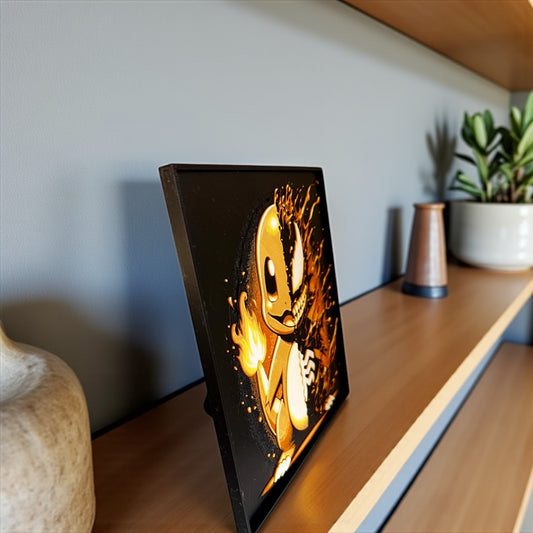 Venom Charmander - 3D listaverk