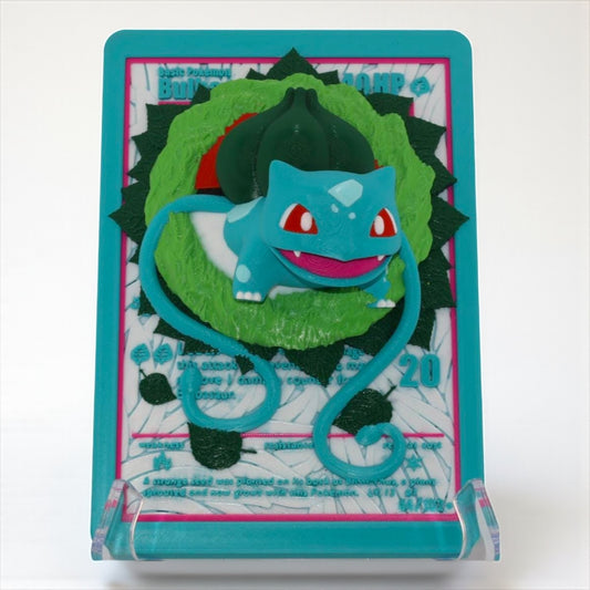Bulbasaur - 3D prentað Pokémon Spil
