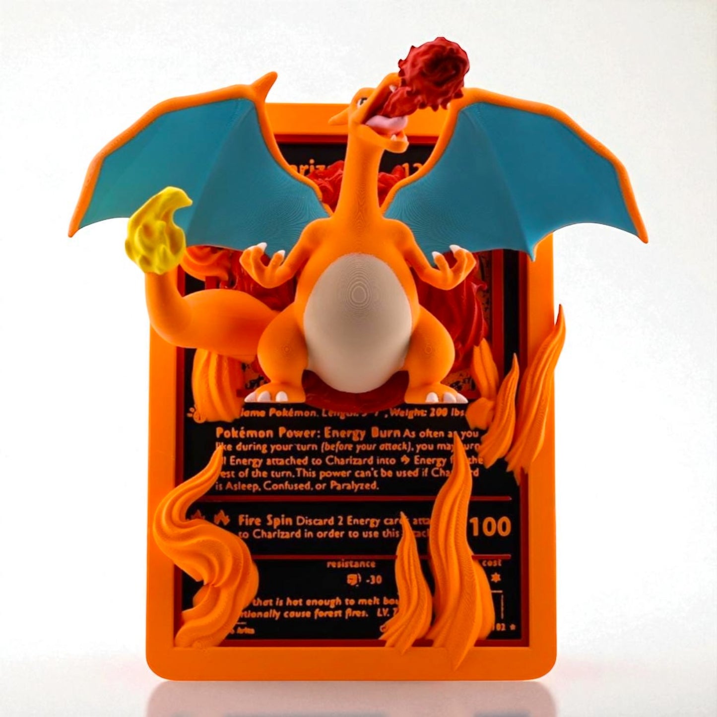 Charizard - 3D prentað Pokémon Spil