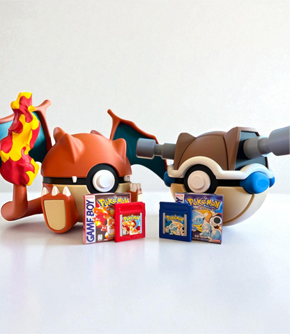 Charizard PokéBall - 3D prentaður Pokémon bolti