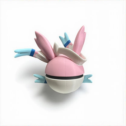 Sylveon PokéBall - 3D prentaður Pokémon bolti