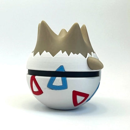 Togepi PokéBall - 3D prentaður Pokémon bolti