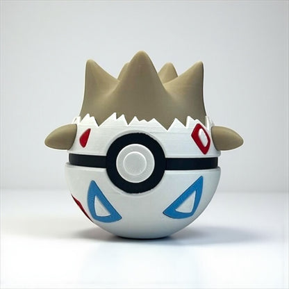 Togepi PokéBall - 3D prentaður Pokémon bolti
