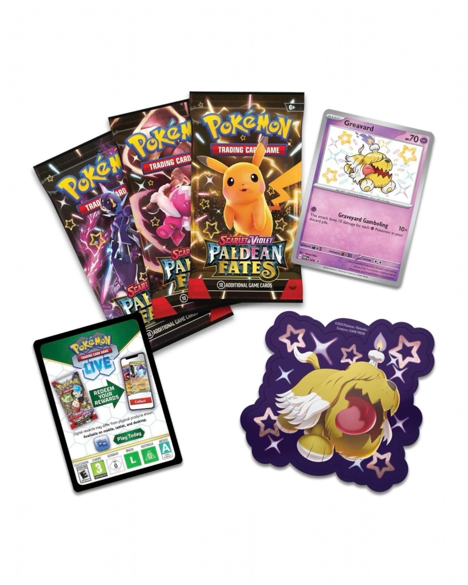 Pokémon Spil - Paldean Fates - Sticker Blister