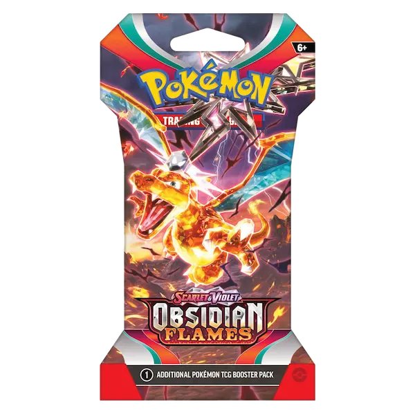 Pokémon - Obsidian Flames sleeved booster pakki