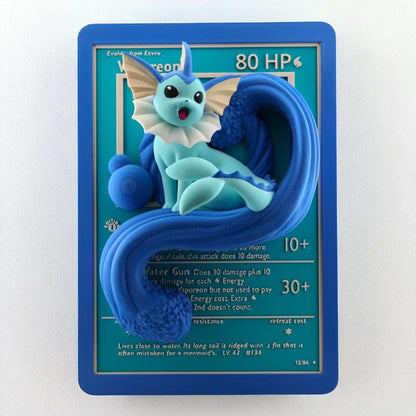 Vaperon - 3D prentað Pokémon Spil
