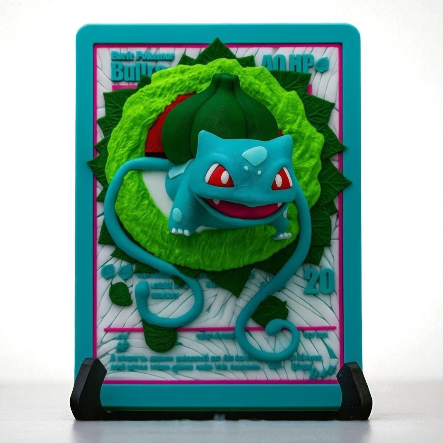 Bulbasaur - 3D prentað Pokémon Spil