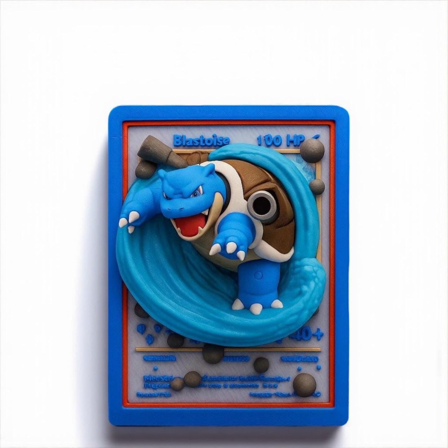 Blastoise - 3D prentað Pokémon Spil
