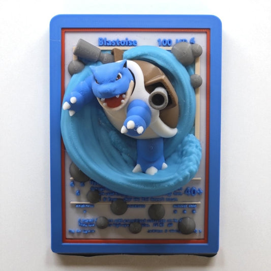 Blastoise - 3D prentað Pokémon Spil