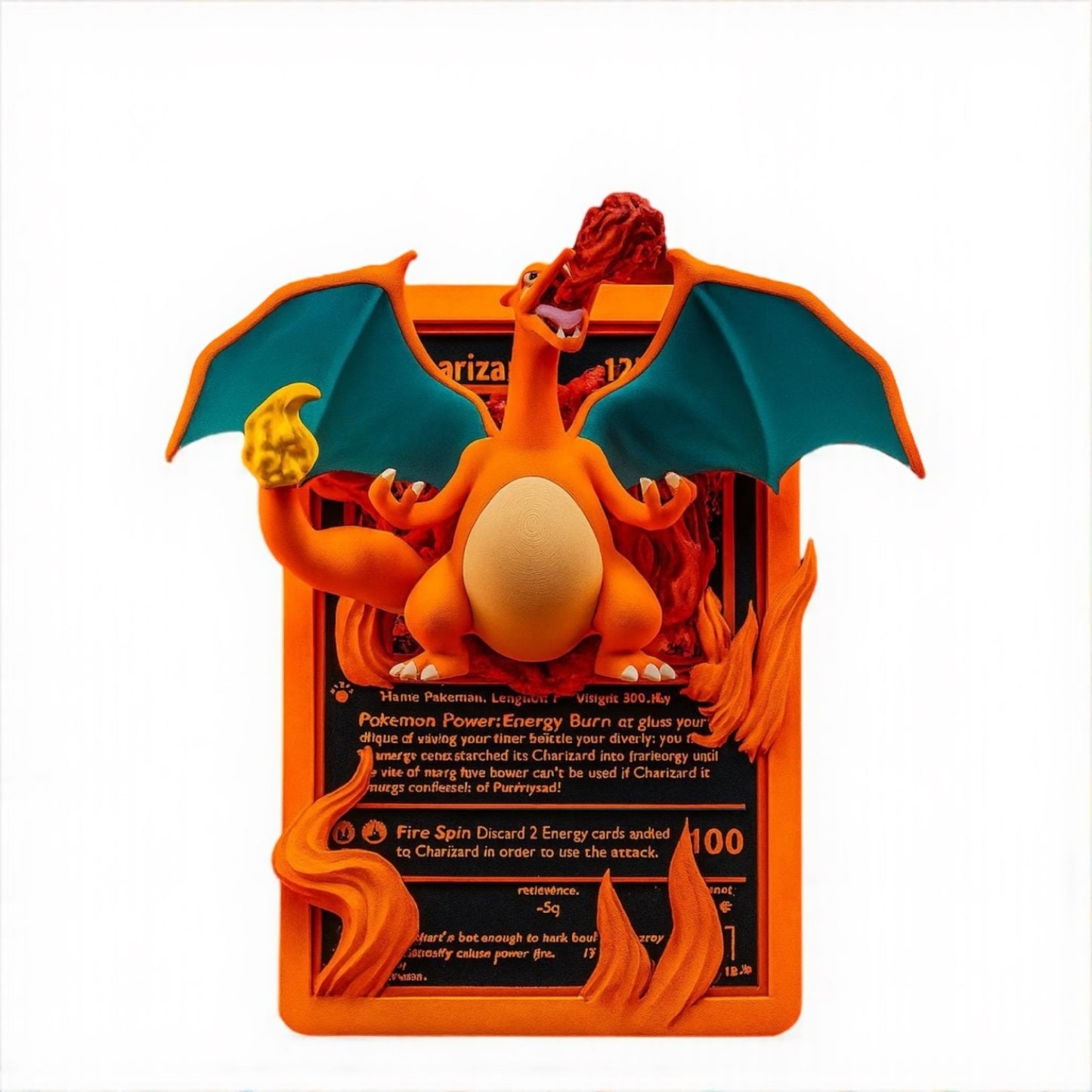 Charizard - 3D prentað Pokémon Spil