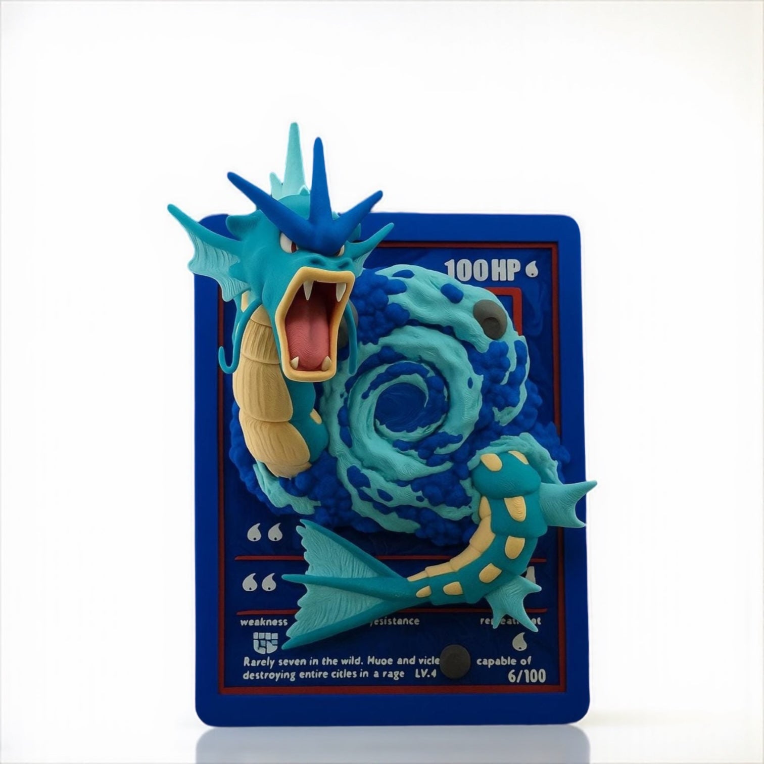 Gyrados - 3D prentað Pokémon Spil
