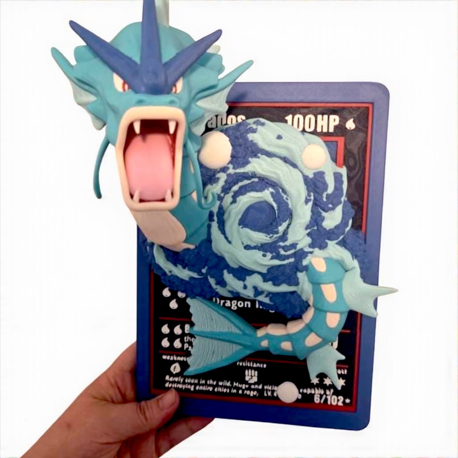 Gyrados - 3D prentað Pokémon Spil