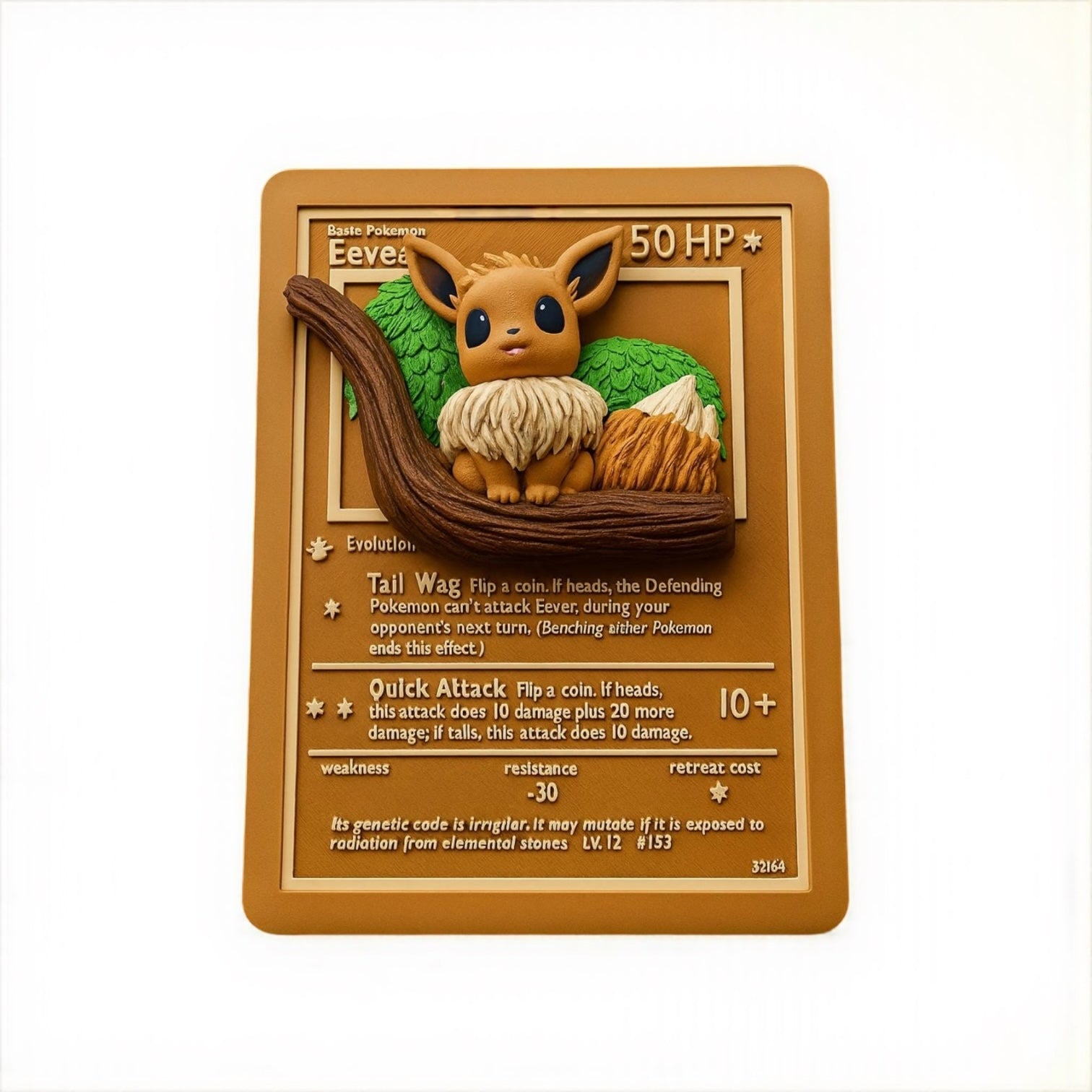 Eevee - 3D prentað Pokémon Spil