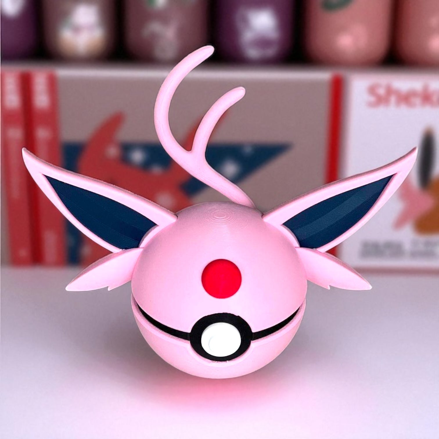 Espeon PokéBall - 3D prentaður Pokémon bolti