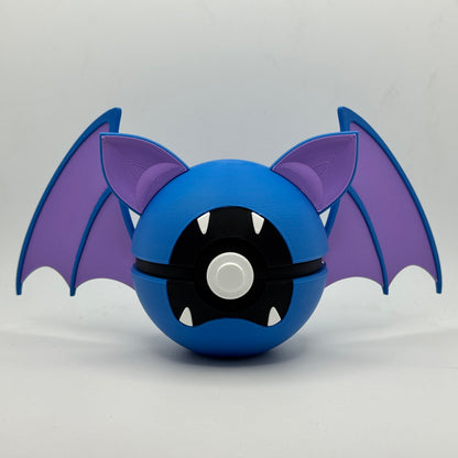 Zubat PokéBall - 3D prentaður Pokémon bolti
