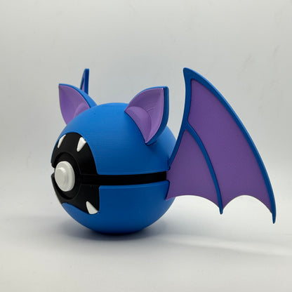 Zubat PokéBall - 3D prentaður Pokémon bolti